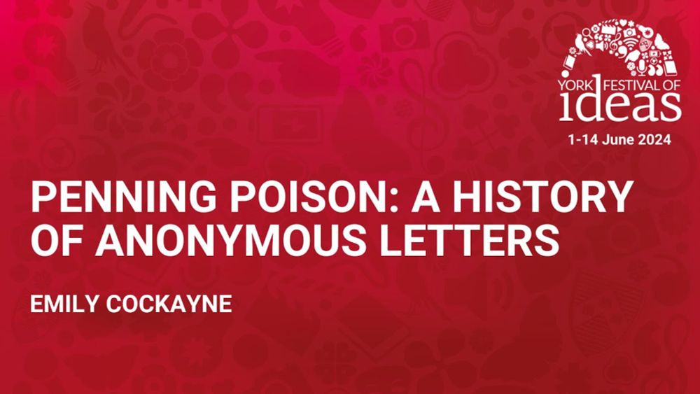 Penning Poison: A history of anonymous letters - Emily Cockayne