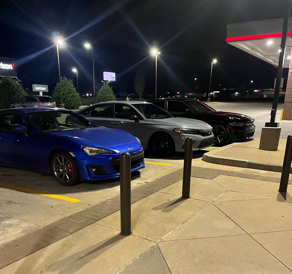 parked too close to the curb, lol