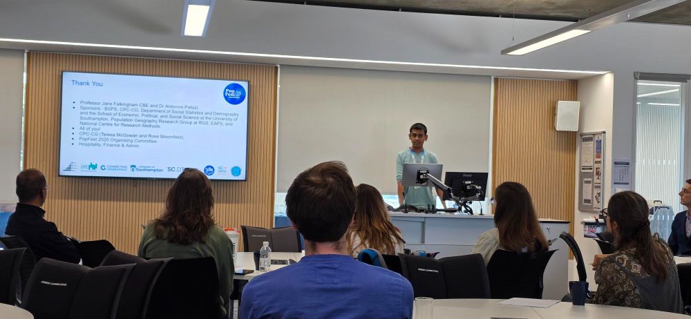 Parth Pandaya gives the closing speech at the #PopFest2025 conference.