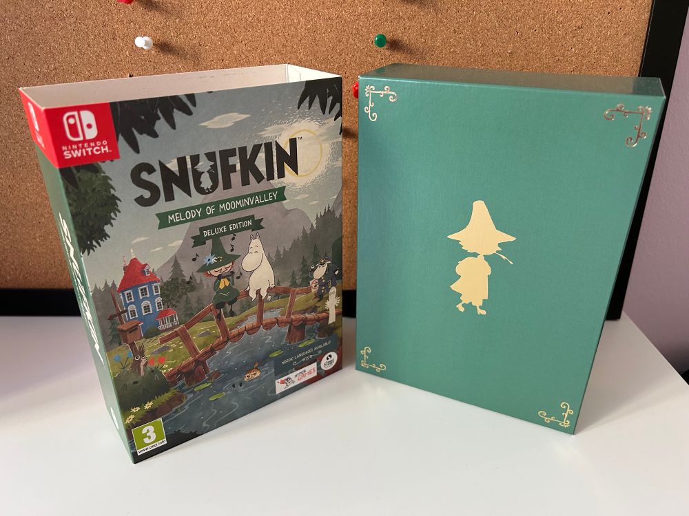 Snufkin deluxe edition, outer sleeve and box