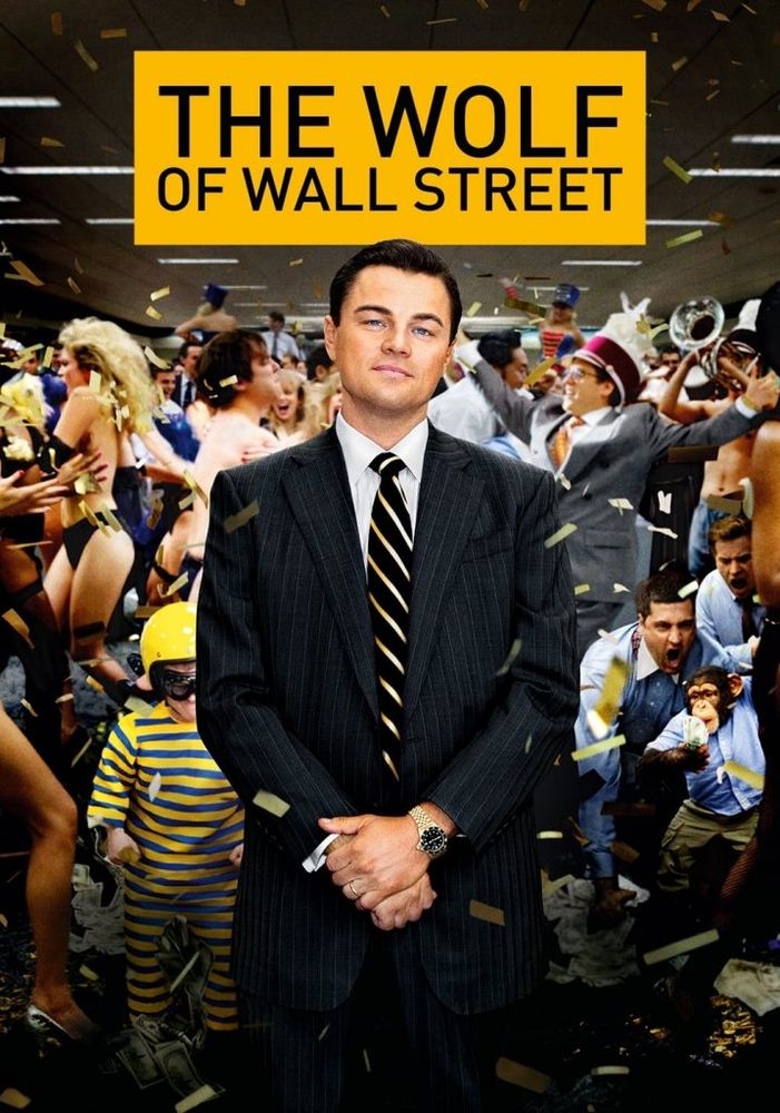 Poster "The Wolf Of Wall Street" mit Hauptdarsteller Leonardo DiCaprio