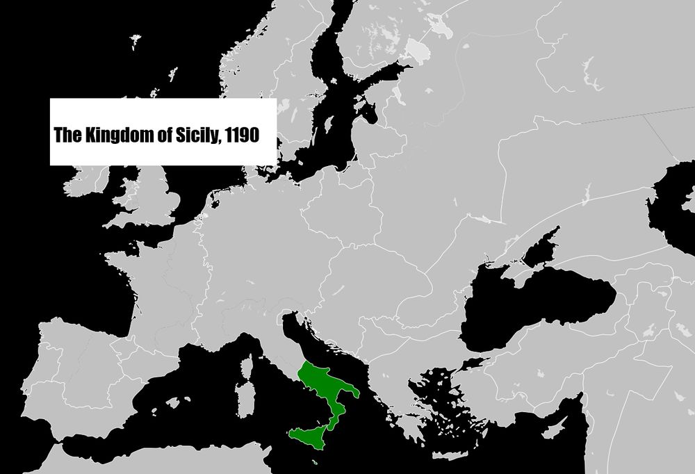 The Kingdom of Sicily, 1190