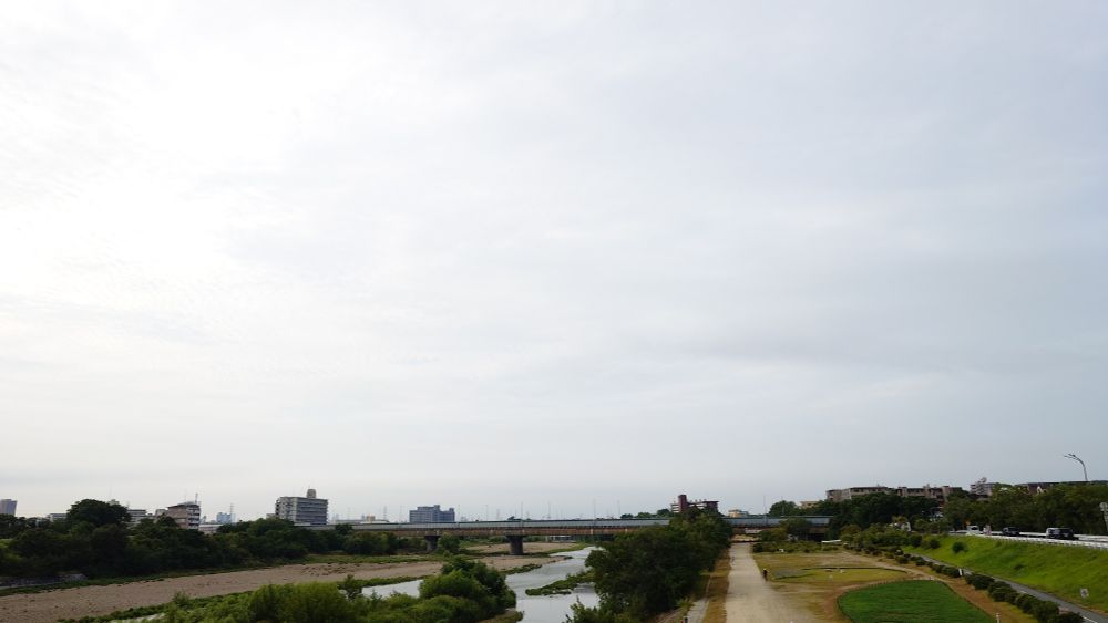 南の空~武庫川🏞️