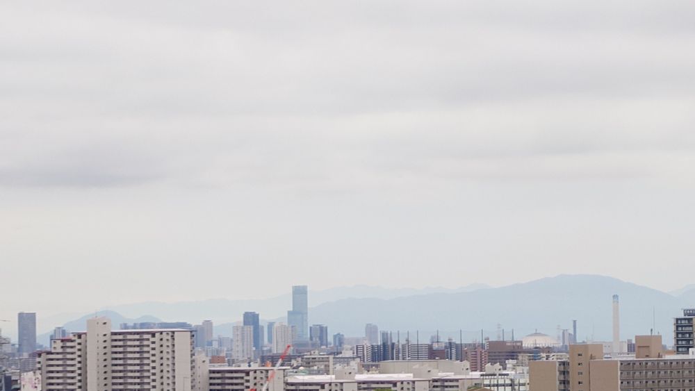 大阪方面~あべのハルカスと京セラドーム