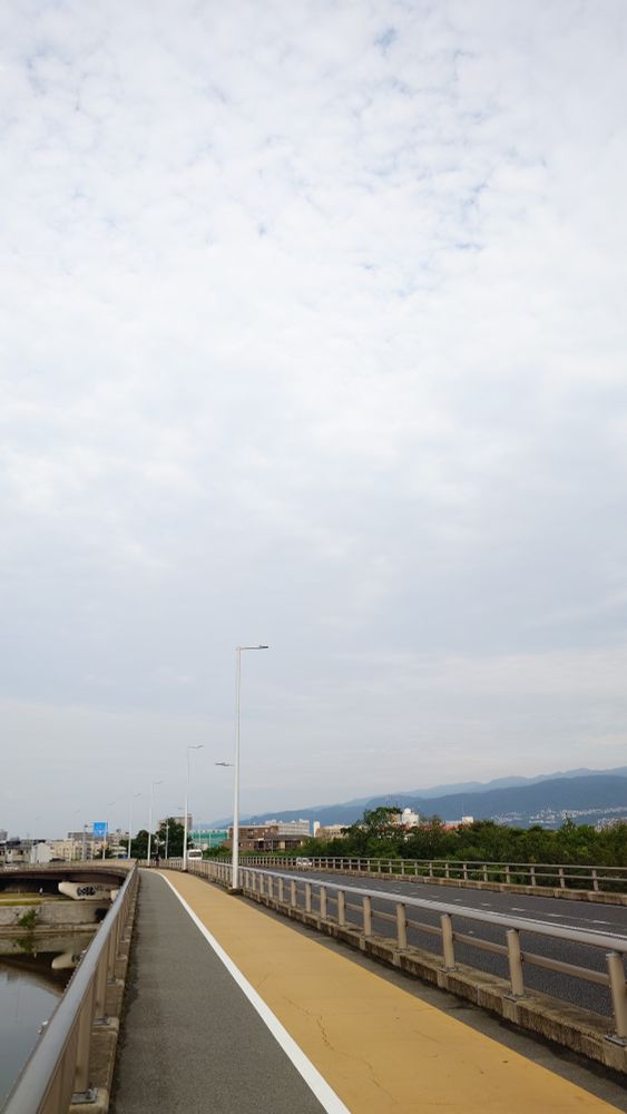 西の空~⛰️六甲山