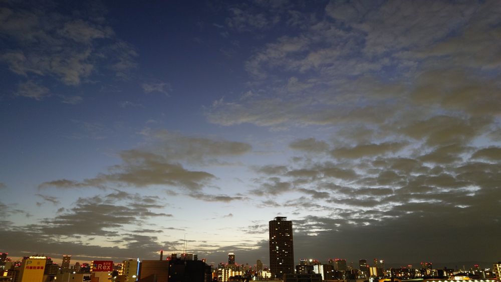 東の空🌄