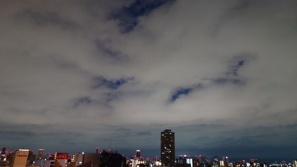 東の空…日の出前