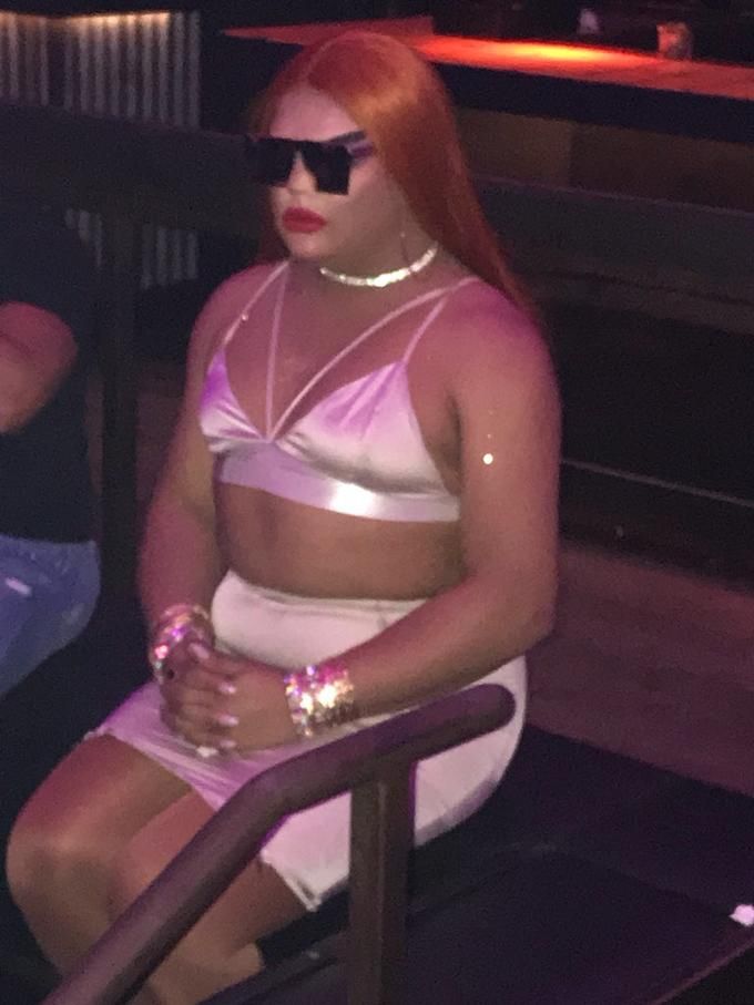 Kandy Muse “sitting alone in vip” meme