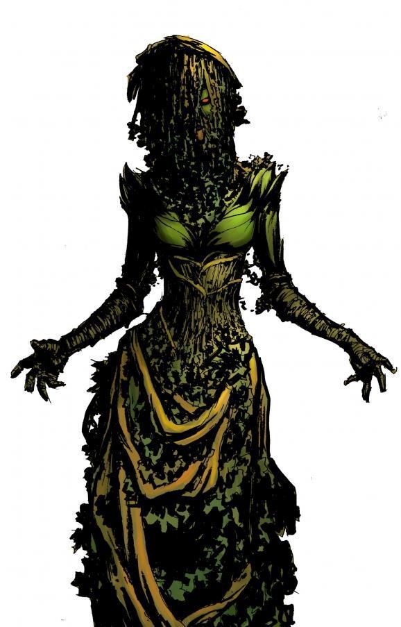 Sexy swamp woman