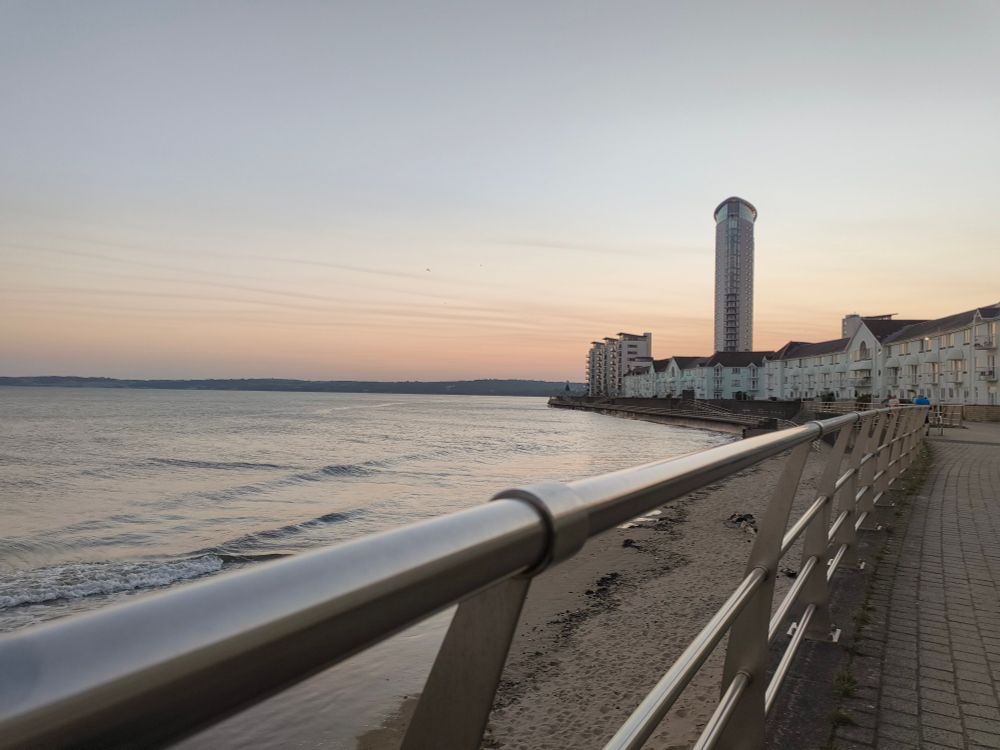 Meridian tower from the promenade.