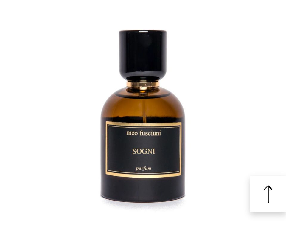A bottle of meo fusciuni Sogni 