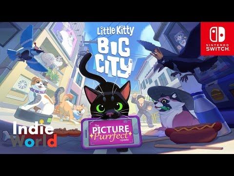 Little Kitty, Big City – The Picture Purrfect Update Trailer – Nintendo Switch