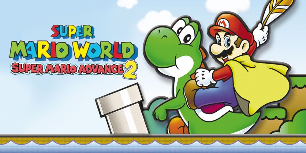 Bannière du jeu Super Mario World (Super Mario Advance 2)