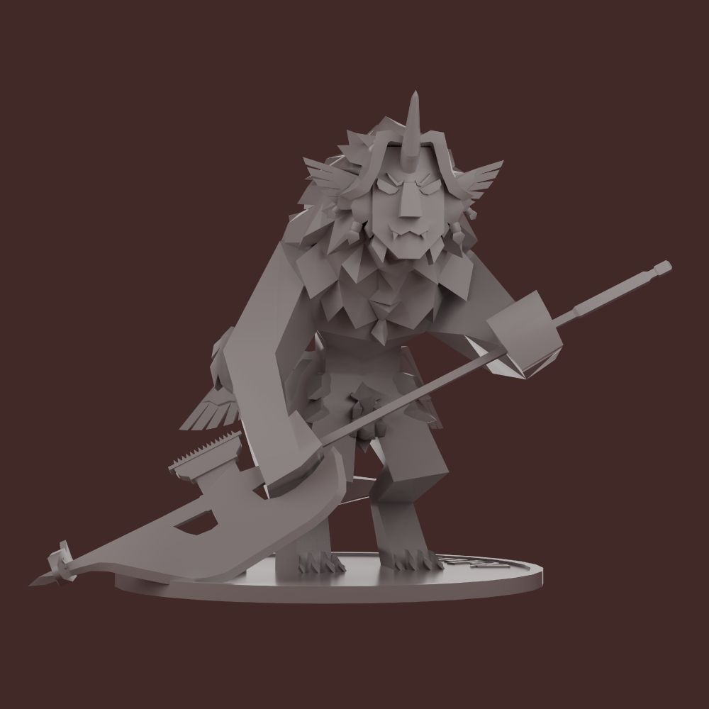 A close up shot of the Beluga model from the first image. He is in the same pose.