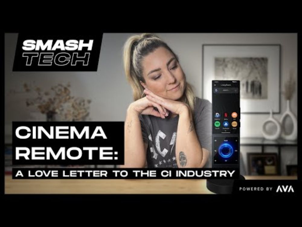 AVA Cinema Remote  A Love Letter to the CI Industry