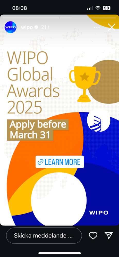 WIPO Global Award should register my efforts via Civil Society Week & Democracy Awards Will be later afterwards when people have done their homework by connecting my research & innovation via so much e-mails sent to EU institution in France and HEC-Paris & Dr. Wolfgang Philipp as Well etc that is a real Advanced job done with FK basic Income as retired researcher active in all global Health Courses available. Medscape & all EUIPO Certificates are all helping EU for free & should be suppprted now back in time for all years I fight alone. 2012-2025 Study Circle Sustainable Open Studio is the same as AI 🤖 but my brain is not free of charge if I joined Civil Society Week & got inviked with so many people WHO Care for Humanity & Democracy international. 