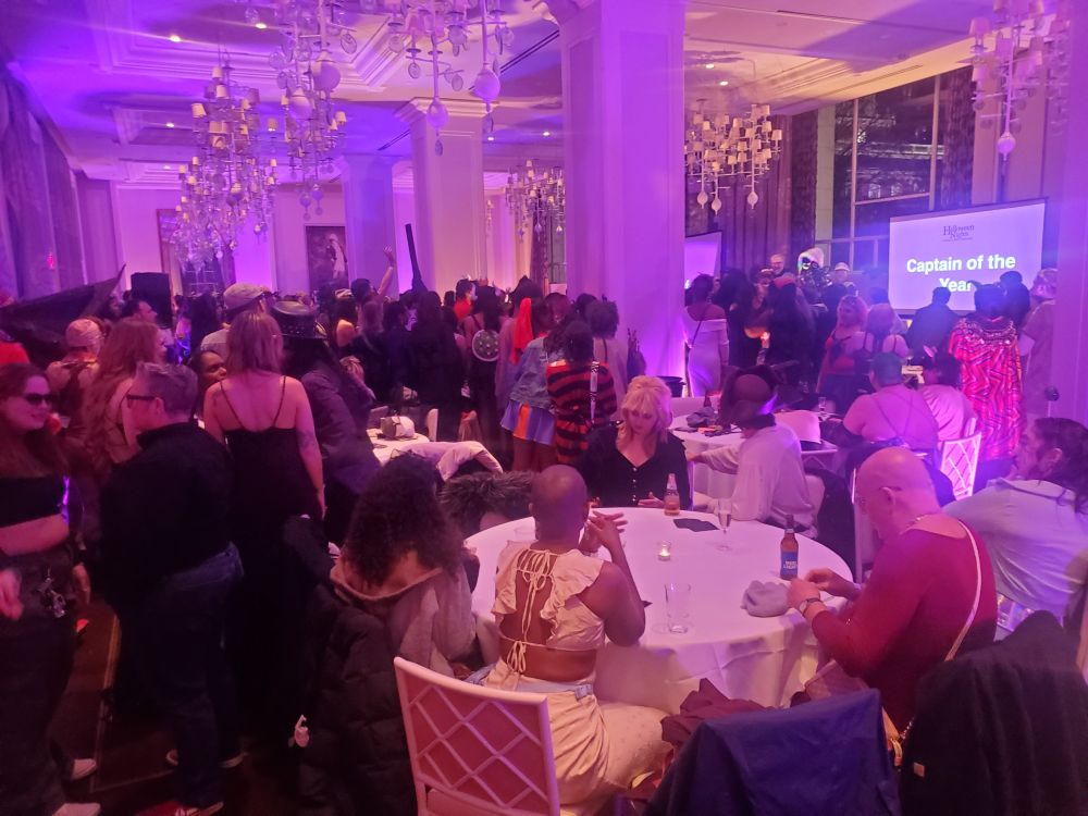 Part of the hotel ballroom venue