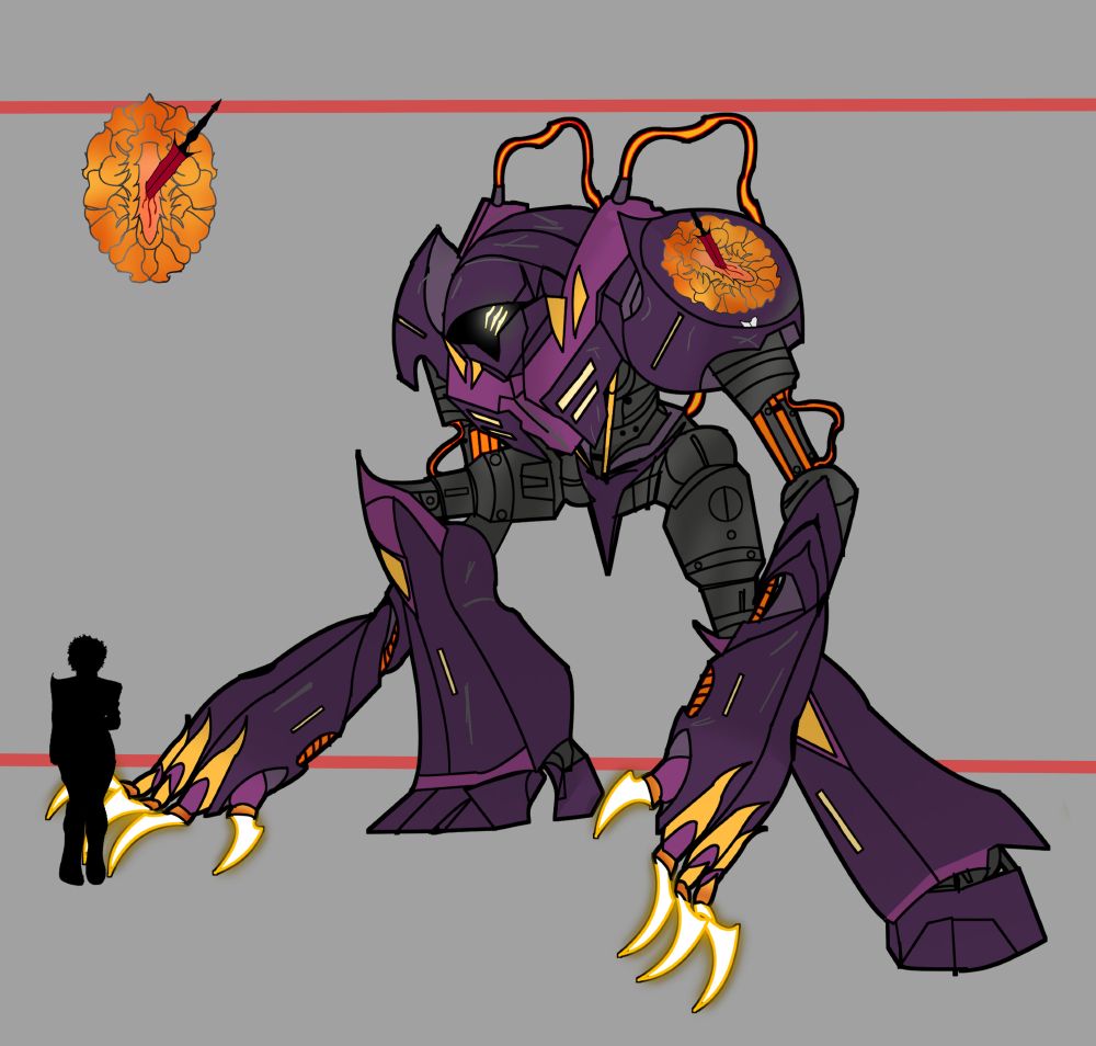 My characters Enkidu mech from the ttrpg lancer 