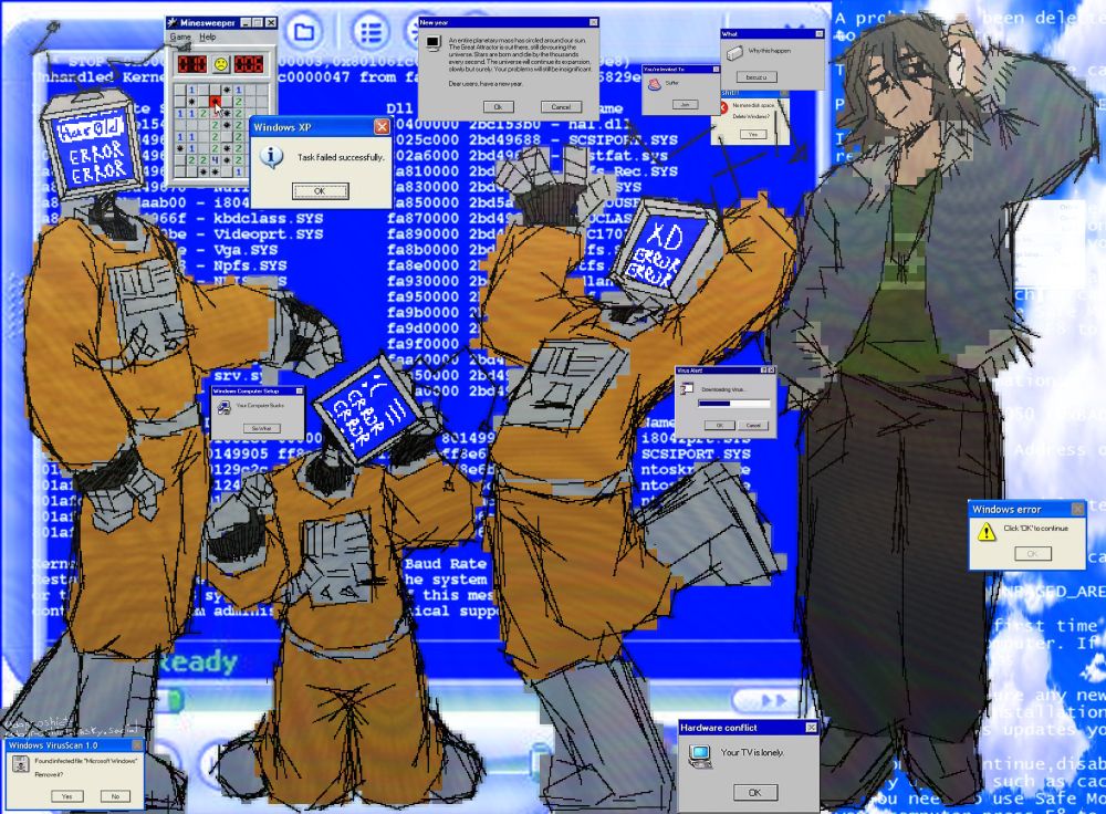 Pa mi har0ld es entre una pila andante para cualquier cosa k necesiten los tv pilotos (él, o bueno otros de su modelo van en cada nave de tvs pilotos) o comida de emergencia pues, por eso es más alto k el resto de tvs ya k ocupa más espacio para cargar la energía y aceite k lleva dentro 🤓🤓 aparte es cmo una fuente de datos/calculadora tons tiene lo básico de una computadora integrado (tmb jueguitos cmo solitario y busca minas) él en específico falla bastante pero se averió por completo cuando el tv le disparo (la mini animación de a humans touch k hice, luego hago más esk no encuentro canciones)