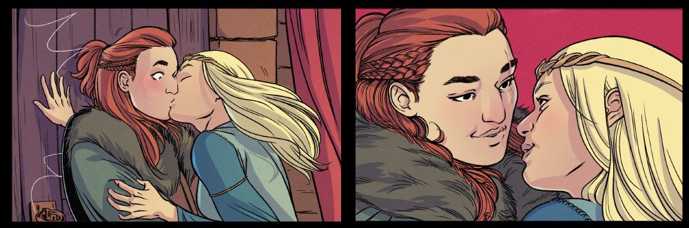 Sagas of the Shield Maiden Preview. Shield Maiden in love.