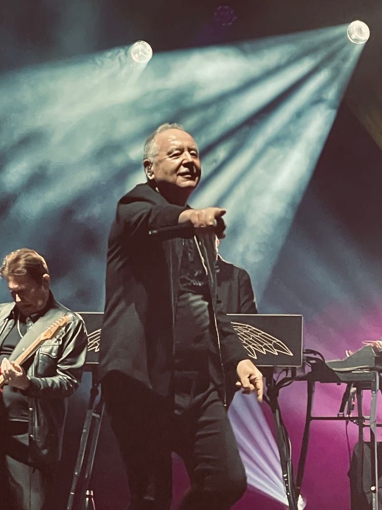The band Simple MInds on stage at Merriweather Post Pavilion, Maryland 10 June 2025