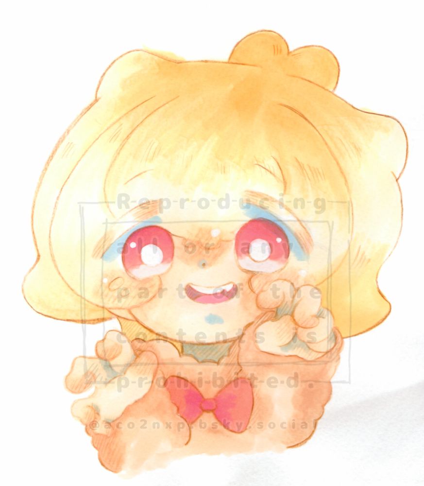 ベビーフェイスなあくま君😈