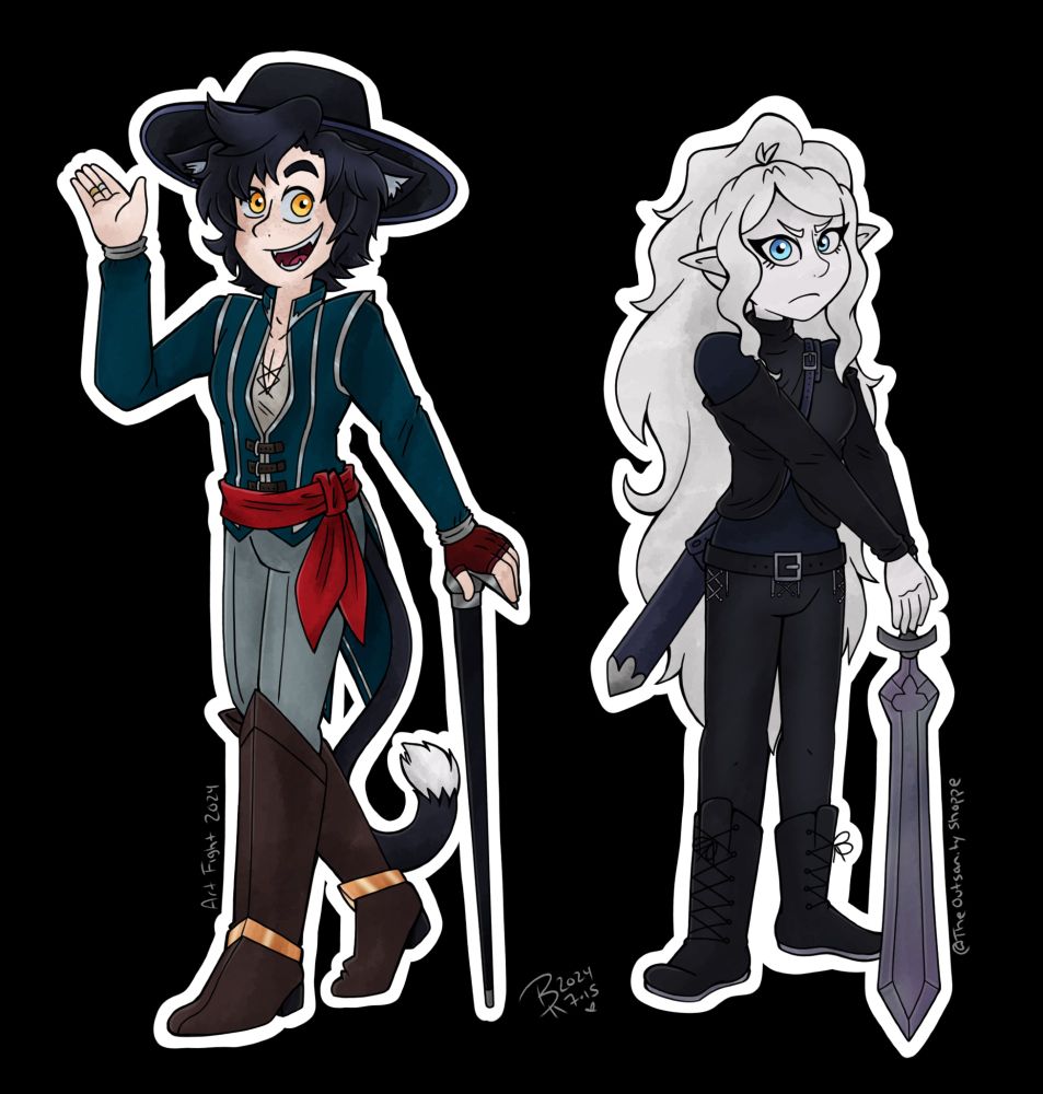 For @saribrum ! of her DnD babes.