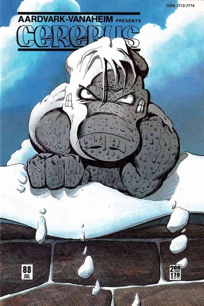 Picture of cerebus the aardvark from the comic book series