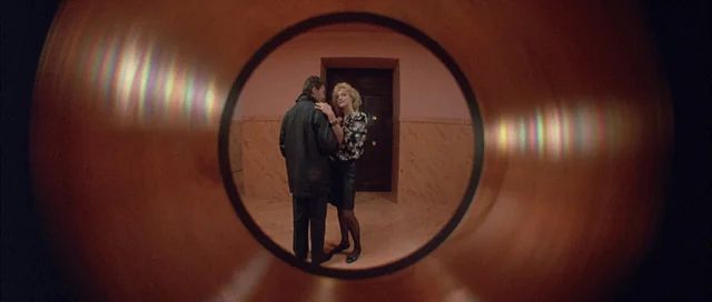 Peephole scene from the film Opera (1987) 
