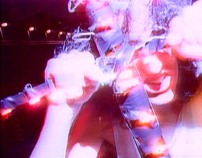 Screenshot from the music video of Nine Inch Nails: Down In It (Shred)