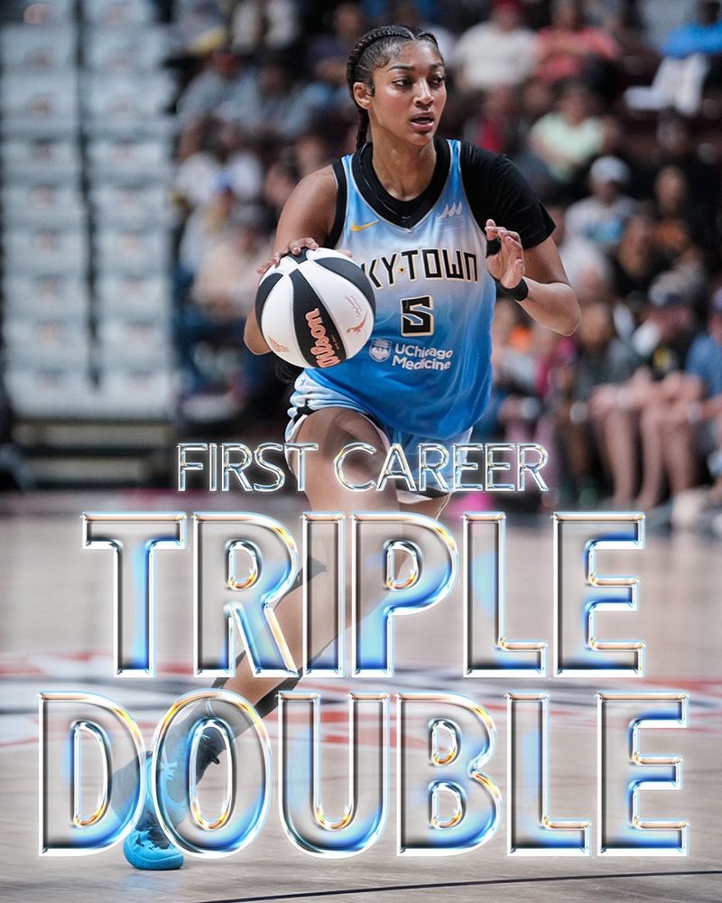 THE WORK WILL SHOW. 

Angel Reese earns her FIRST career triple-double. AND SHE’S JUST GETTING STARTED😤