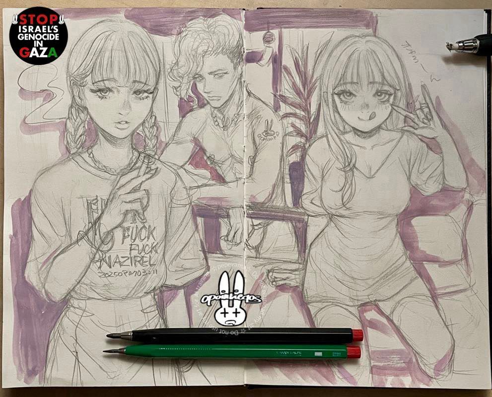 fixpencil 3/テクノグラフ3B
fixpencil 884/三菱ユニのF
アクリルガッシュ