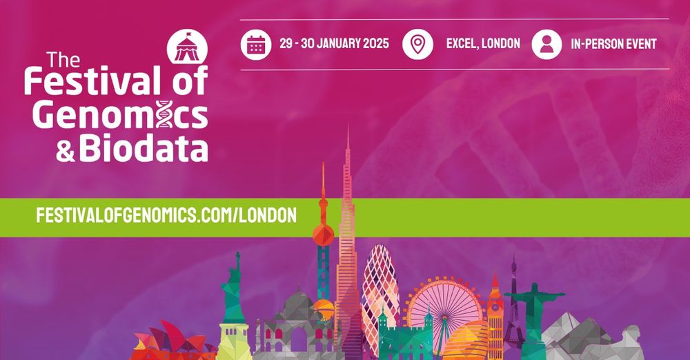 Don't forget to get your ticket for The Festival of Genomics & Biodata in London next month, the UK's largest life science event.
