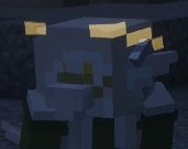 A nighttime headshot of the player model to showcase the glowing pixels.