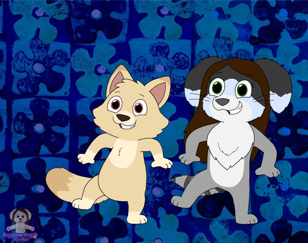 A scene taken from the “Opposite Day” episode of SpongeBob Squarepants redrawn with Cinnamon and Nina with swapped colors