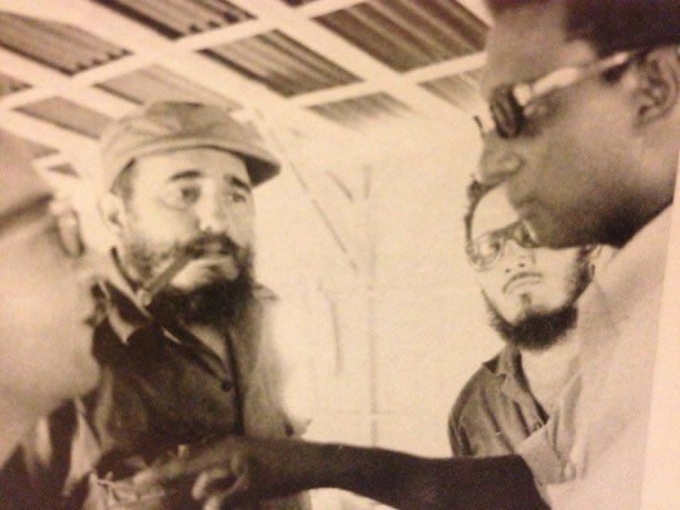 Kwame Ture with Fidel Castro in Cuba (1967)