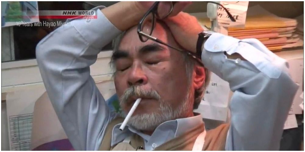 Hayao Miyazaki looking absolutely done with this nonsense.