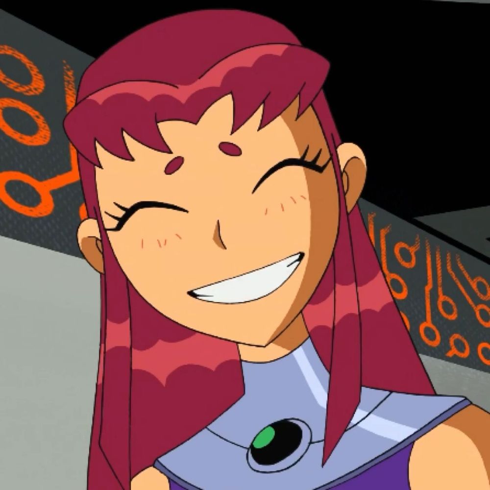starfire smiling 