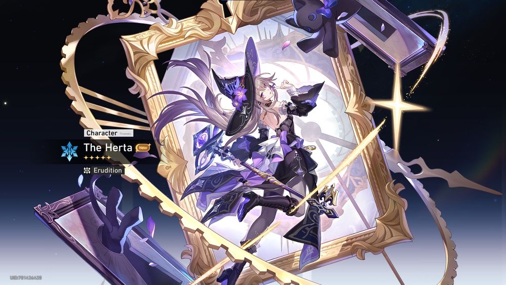 Splash art of The Herta from Honkai: Star Rail, freshly pulled