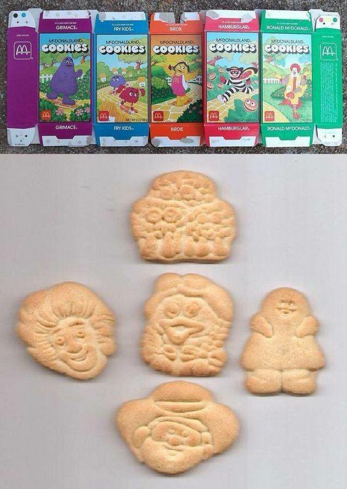 McDonaldland cookies in all their delicious glory. 