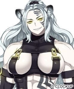 a character portrait of the character sandy the witch from the visual novel "maggot baits"