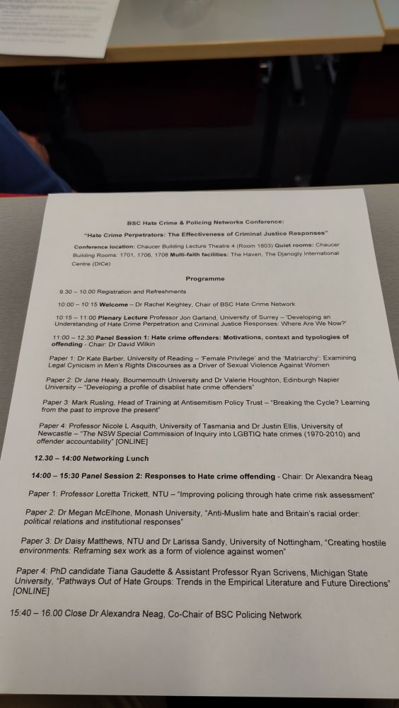 Conference programme