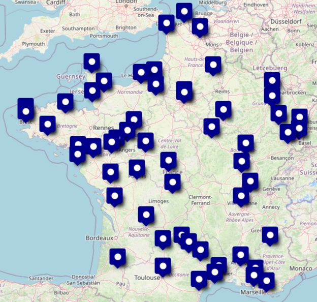 Carte des rassemblements pour la Journée internationale contre le racisme, partout en France