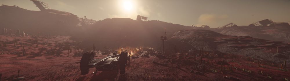 Hurston landscape with Cutlass