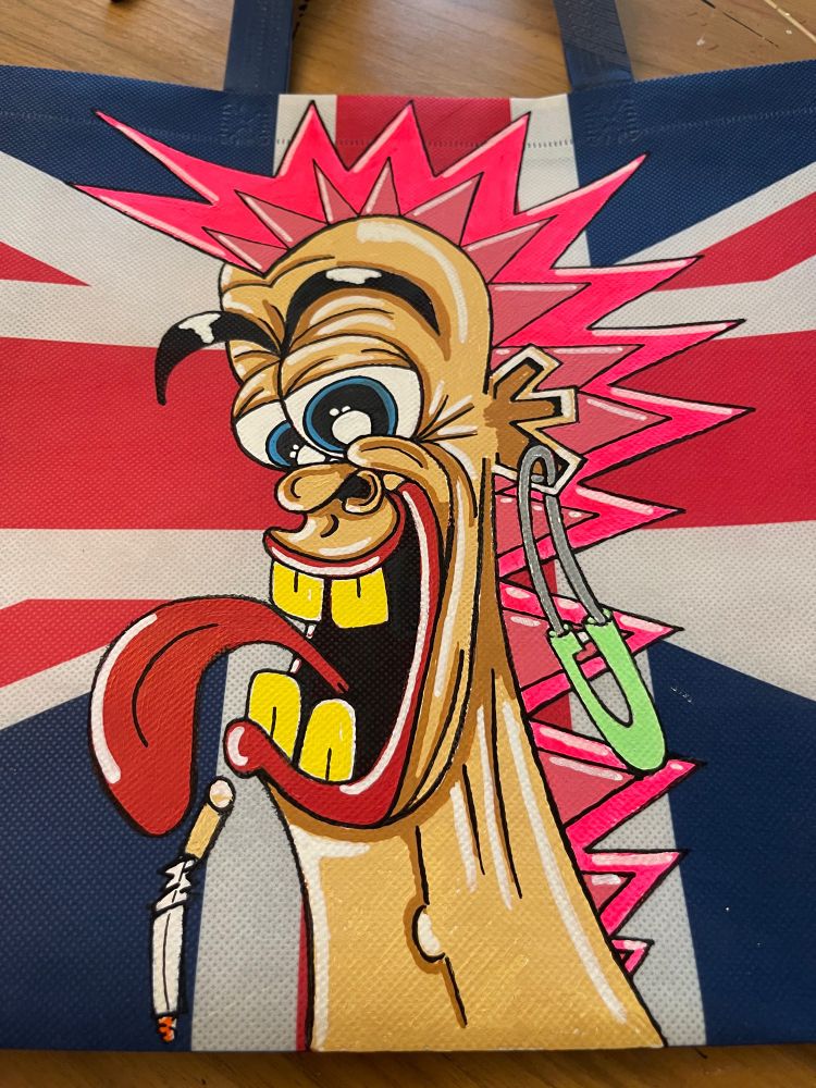 Something I’m working on at the moment. #art #punk