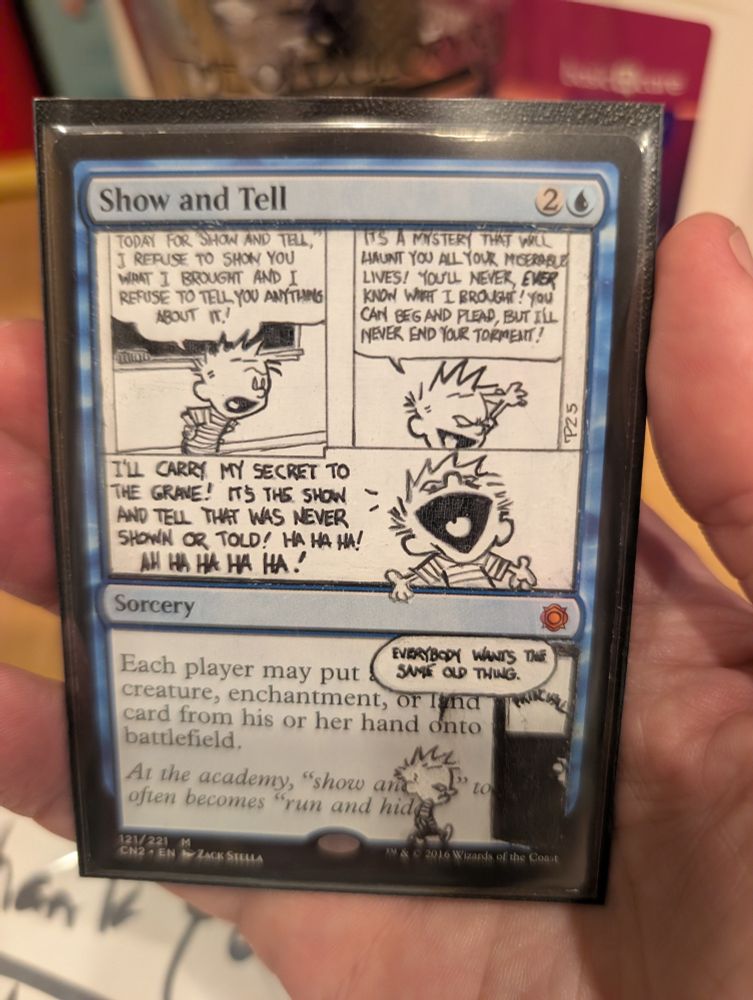 Show and tell