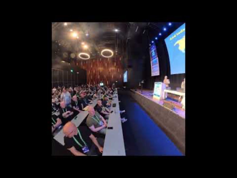 PowerShell Conference 2025 Keynote Timelapse with Rob Sewell, Barbara Forbes,, and Gael Colas