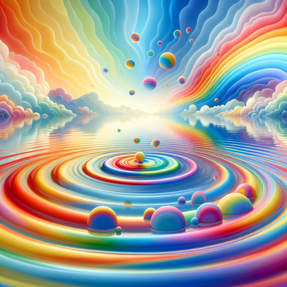 rainbows ripples
