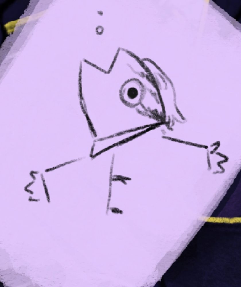 Steb from Arcane but drawn as a funny looking fish
