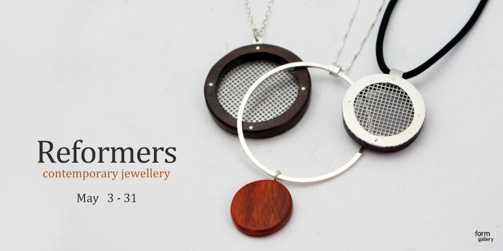 Reformers - contemporary jewellery exhibition (poster)
